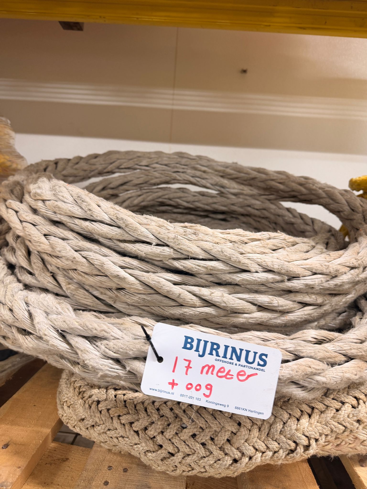 42mm gebruikte dyneema 17 meter incl oog