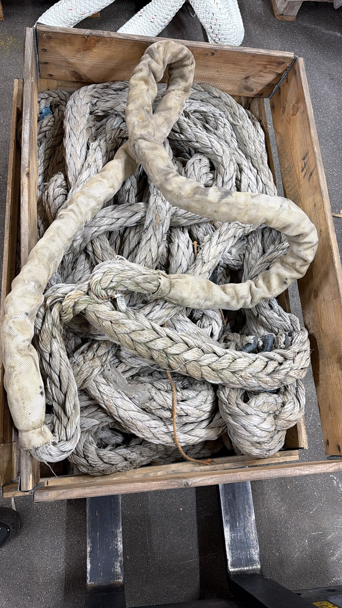 Gebruikte Dyneema 40mm / 50 meter 1 lus